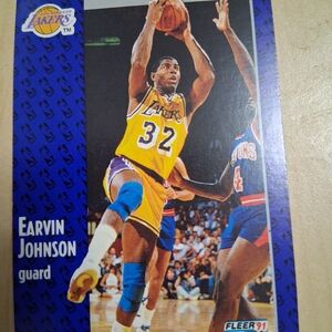 Los Angeles Lakers Earvin Johnson Basketball Card